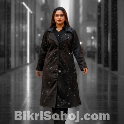Stylish Ladies Overcoat ( Button System)